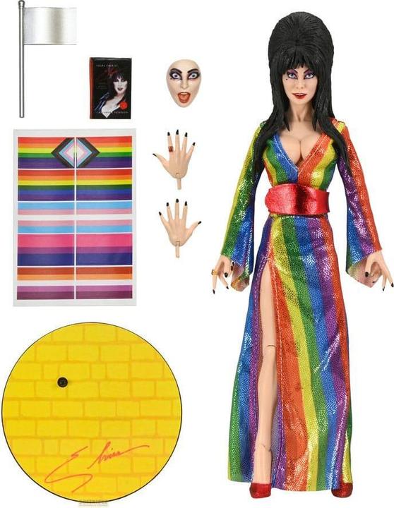 Produktbild Neca Elvira, Mistress of the Dark Clothed Actionfigur Over the Rainbow Elvira 20 cm