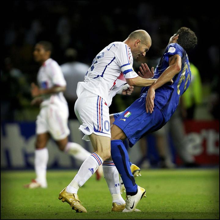 Actual product image Copa Football Zidane vs Materazzi headbutt socks (40 - 46)
