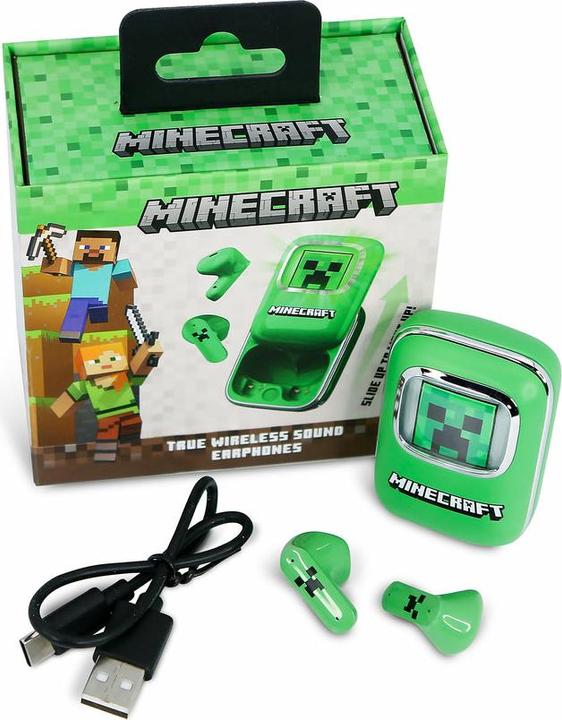 Actual product image OTL Minecrarft Slide TWS earphones