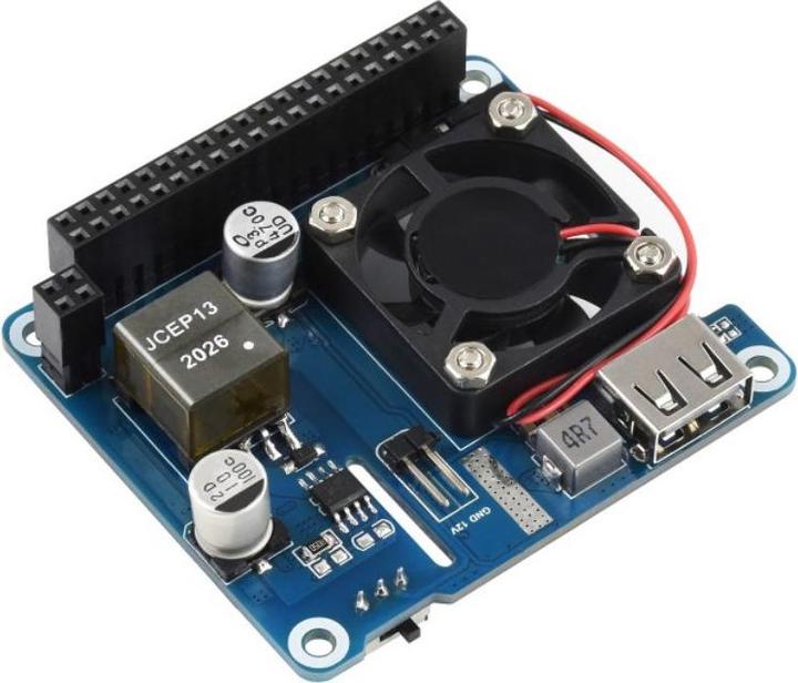 Produktbild WaveShare POE Power over Ethernet HAT C für Raspberry Pi