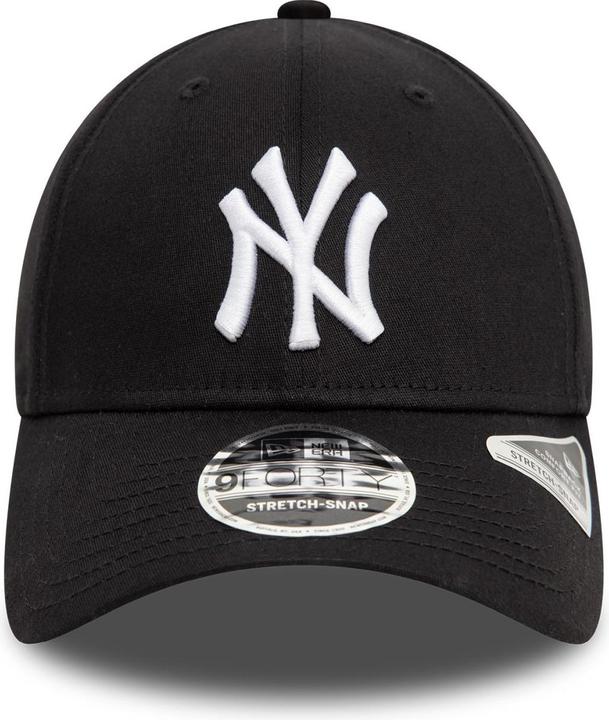 Produktbild New Era 9Forty Stretch-Snap Cap - New York Yankees schwarz (One Size)