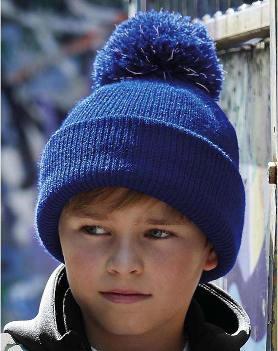 Actual product image Beechfield Reflective beanie with bobble (One size)