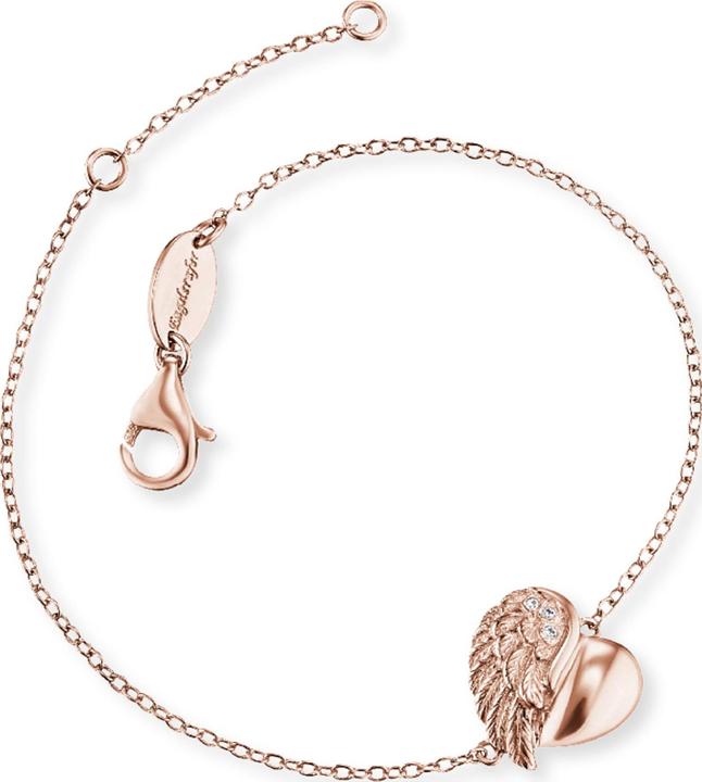 Engelsrufer Armband Herzflügel (17.50 cm, 925er Silber)