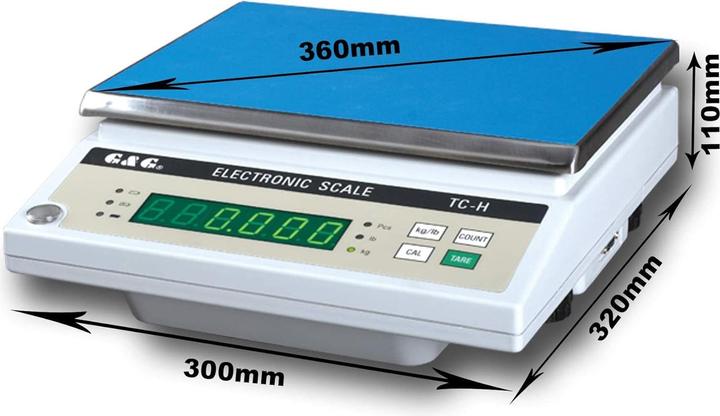Immagine prodotto G&G Präzisionswaage TC3KH