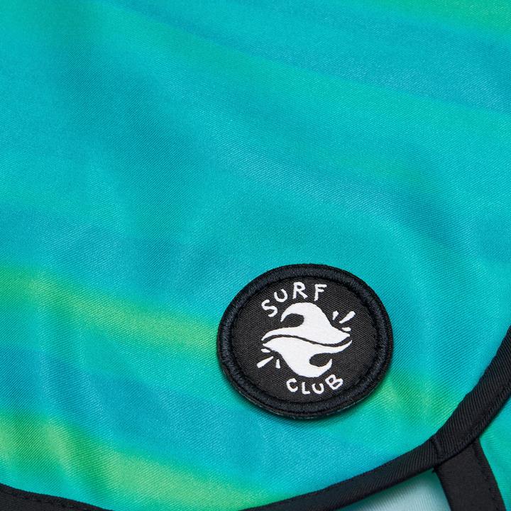 Image du produit Olaian Boardshort surf Garçon - 500 Offshore vert et bleu (8, 9, 10)