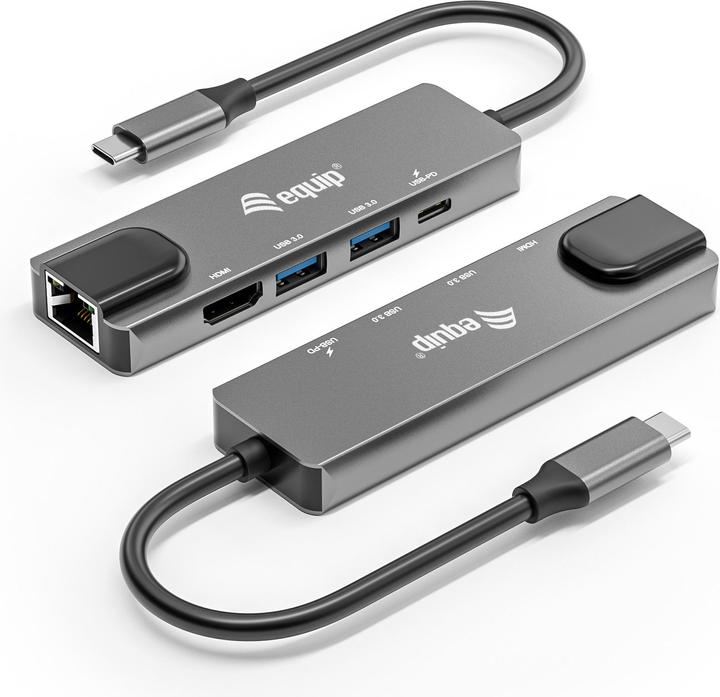 Actual product image equip USB-C Hub (USB-C, 5 Ports)