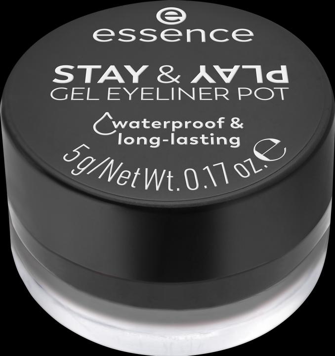 Image du produit essence Stay & Play Gel Eyeliner Pot Eyeliner Gel (01 Noir)