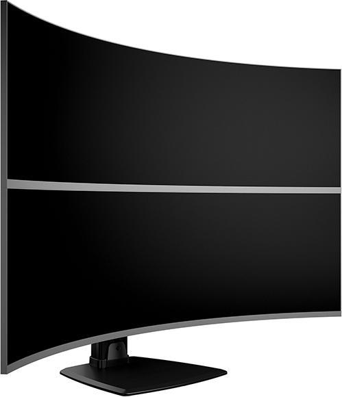 Image du produit Multibrackets Support d'écran Dual 32-50", noir, vertical (Tables, 50")