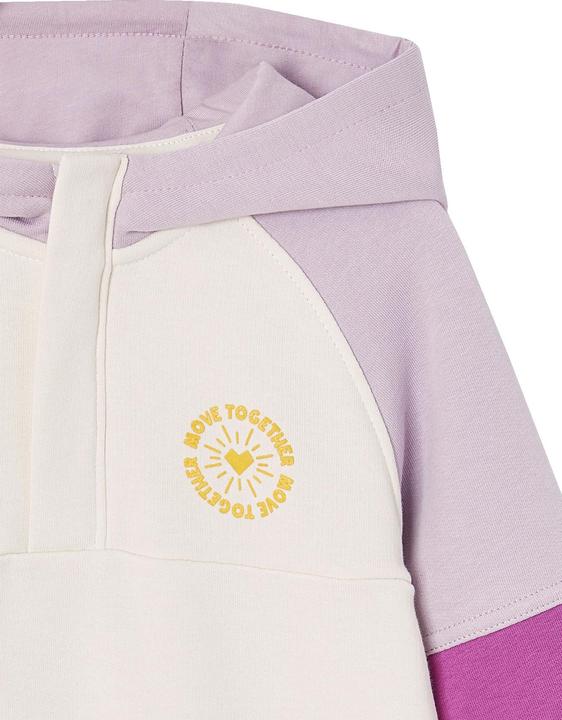 Produktbild Vertbaudet Mädchen Sport-Kapuzensweatshirt im Colorblock-Style mit Recycling-Polyester (146)