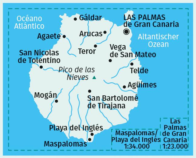 Produktbild Kompass Karte Gran Canaria