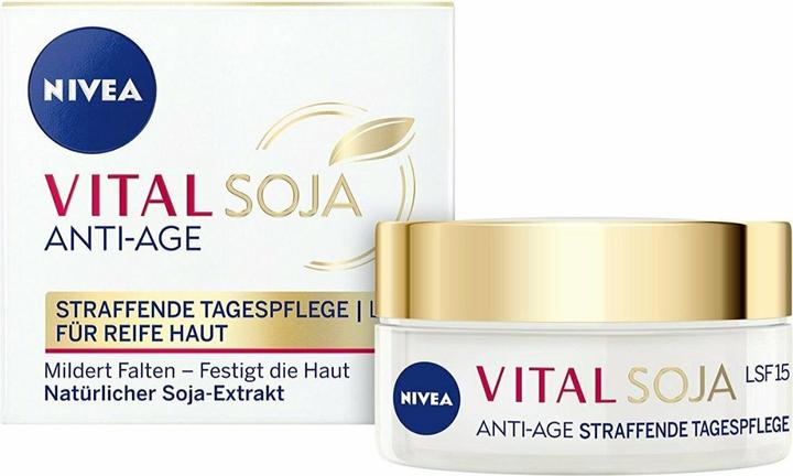Actual product image NIVEA Vital soya (50 ml, 24h cream, SPF 15)