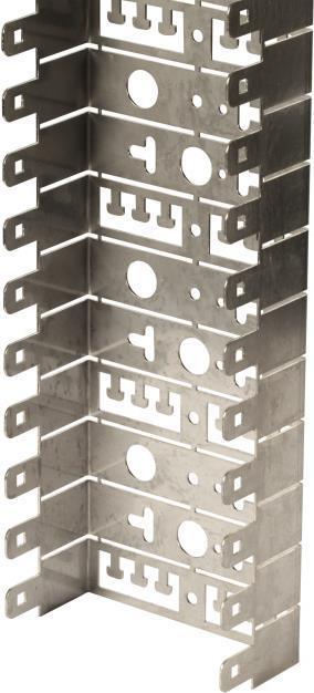 Produktbild EFB Elektronik LSA-Montagewanne 50 ModuleT=50mm, R=25mm, VPE (UTP, CAT8.1)