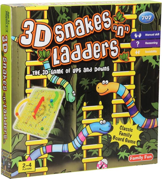 Produktbild Schlangen- und Leiterspiel 3D
