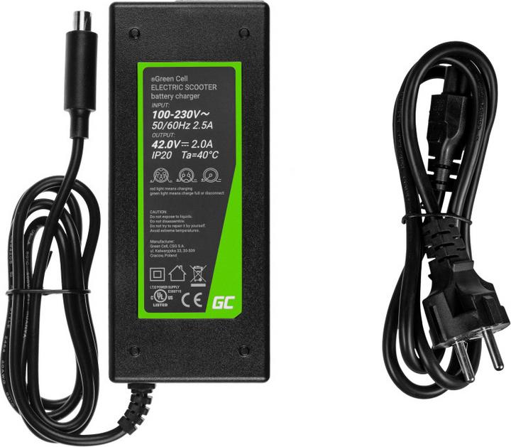 Image du produit GreenCell Chargeur Green Cell 42V do hulajnogi Xiaomi Mijia M365, M365