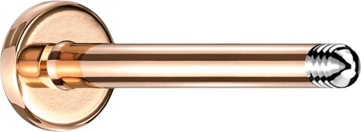 Star Piercing Micro Labret-Stab rosegold (Chirurgenstahl 316L, ohne Messing)