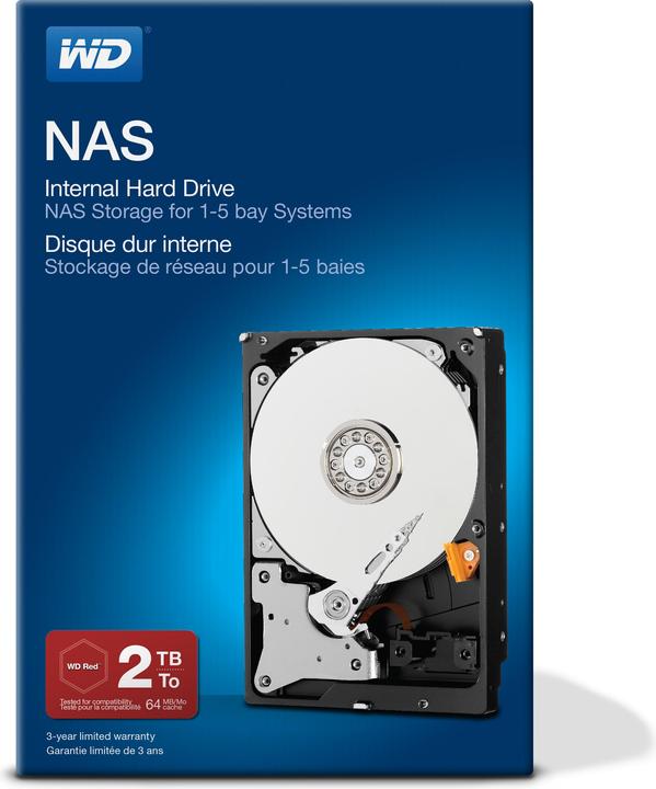 Actual product image WD Red Retail (2 TB, 3.5", SMR)