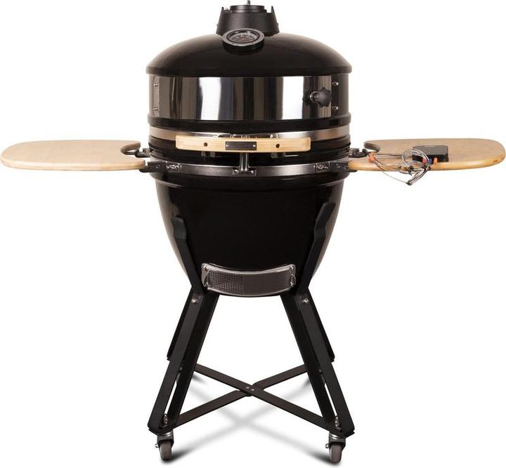 Produktbild Patton - Kamado 21 - Meat & Pizza edition - Premium Black - Keramische barbecue - incl. Bluetooth kerntempe