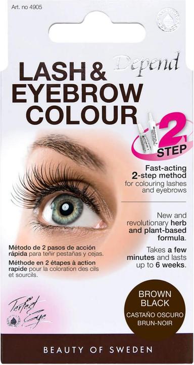 Depend Perfect Eye - Lash and Eyebrow Color Brown Black (Schwarz)