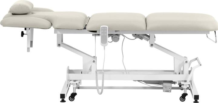 Produktbild Physa Massageliege elektrisch Massagebank Therapieliege Massagetisch 200 kg weiss
