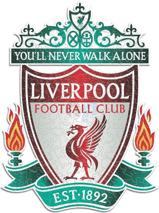 Actual product image Iconic Liverpool FC - Logo - Wooden Puzzle Size L (500 pieces) (500 pieces)