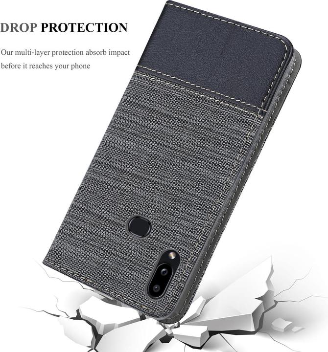 Produktbild Cadorabo Book Jeans Optik Cover (Samsung Galaxy A10s)