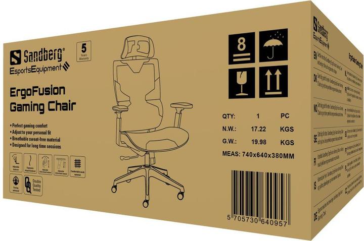 Actual product image Sandberg ErgoFusion Gaming Chair