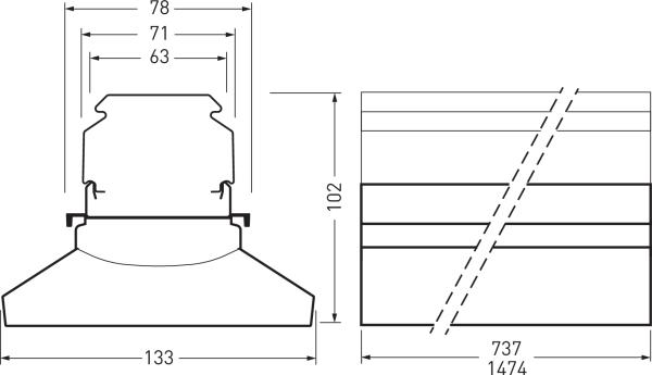 Produktbild Trilux 7651IP HE PMW19 65-8 (6500 lm)