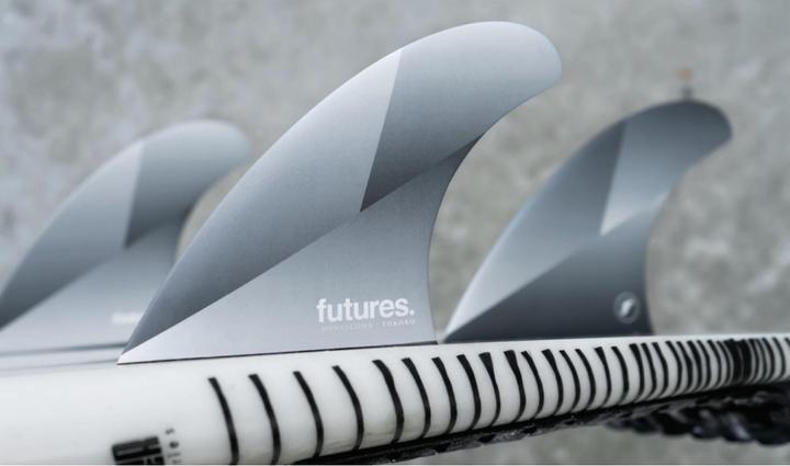 Actual product image Futures Thruster Fin Set Wade Tokoro Honeycomb