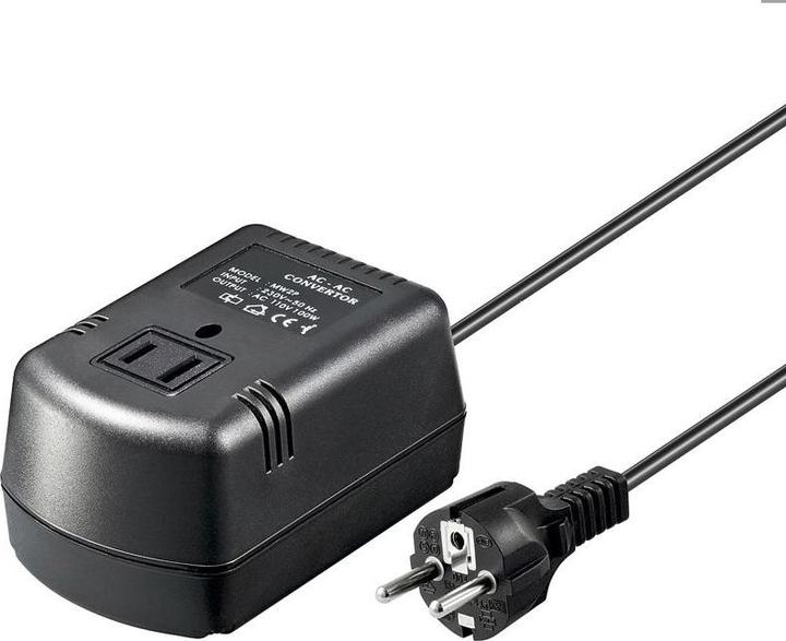 Actual product image MicroConnect voltage converter AC/AC 100W