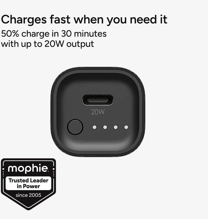 Immagine prodotto mophie Stazione elettrica (5000 mAh, 20 W, 20 Wh)