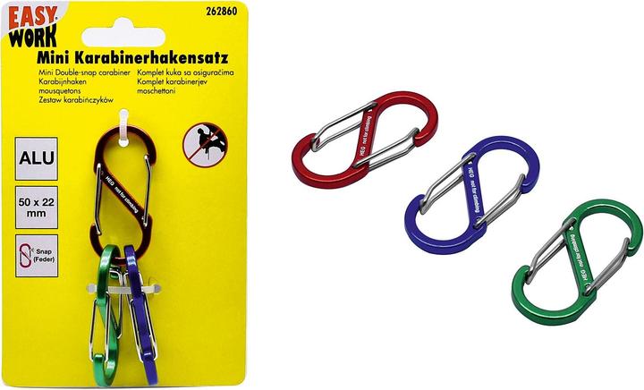 Easy Work Mini Karabinerhakensatz