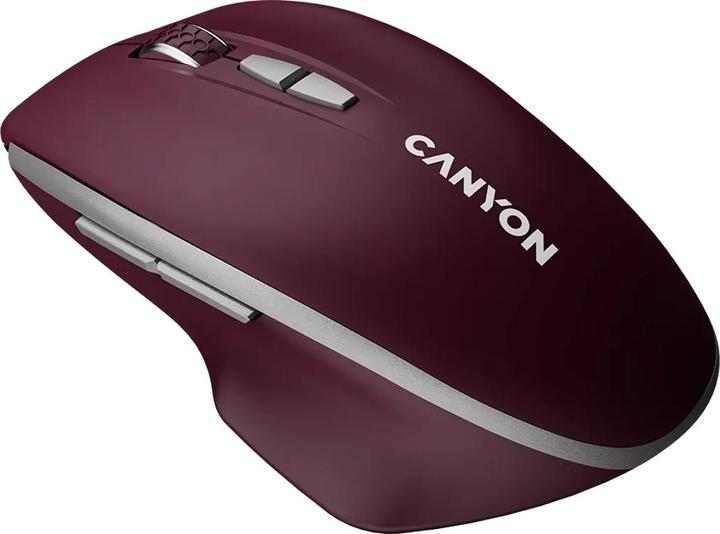Immagine prodotto Canyon MW-21, Mouse ottico senza fili, USB rec., sensore LED blu, 800/1.200/1.600 dpi, 3 pulsanti, fresa (Cablato)
