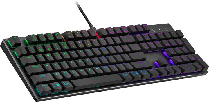 Actual product image Cooler Master gaming keyboard SK652 RGB LIGHTING MECHANICAL LOW PROFILE SWITCH RED (US, Cable)