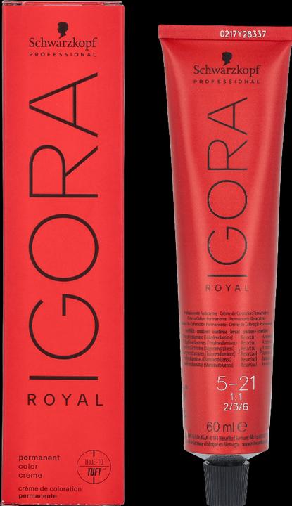 Produktbild Schwarzkopf Igora Royal - 5-21 Hellbraun Asch Cendré (Braun, Grau)