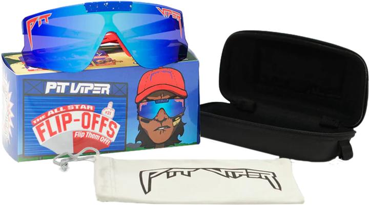 Image du produit Pit Viper The All Star Flip-Offs (Bleu, Gris)