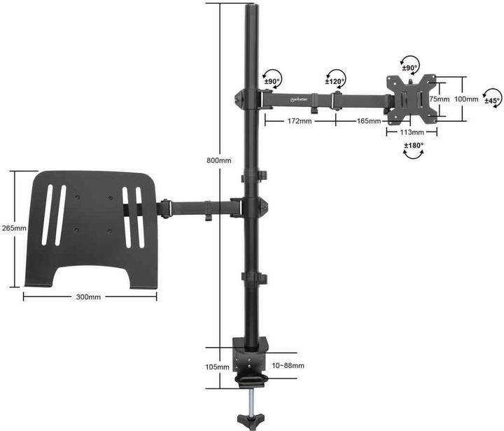 Produktbild Manhattan Combo Mount (Tisch, 32")