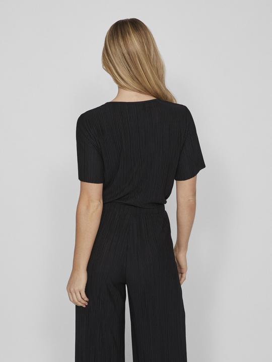 Actual product image Vila Ribbed top with short sleeves (L)