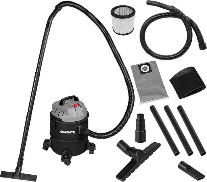 Actual product image Graphite Mobile extractor CLEANTEC 59G614 (Dry vacuum cleaner)