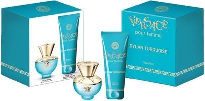 Actual product image Versace SET Dylan Turquoise Pour Femme EDT spray 50ml + SHOWER GEL 100ml (Fragrance set)