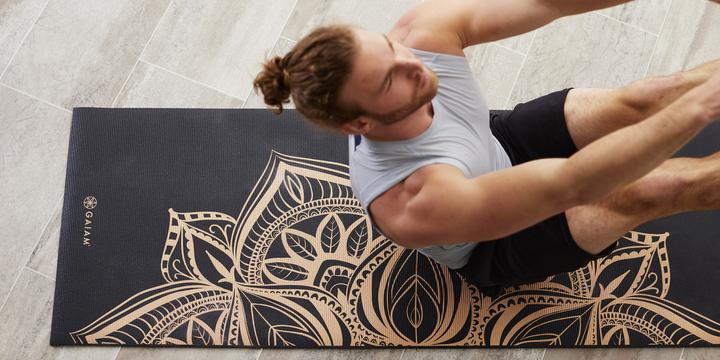 Productafbeelding Gaiam 6mm Metalen Yogamat Brons M Bronzen Medaillon (6 mm)
