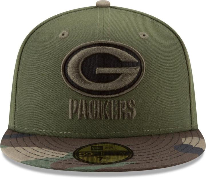 Actual product image New Era 59Fifty Cap - Green Bay Packers wood camo - 7 1/4 (7 1/4)