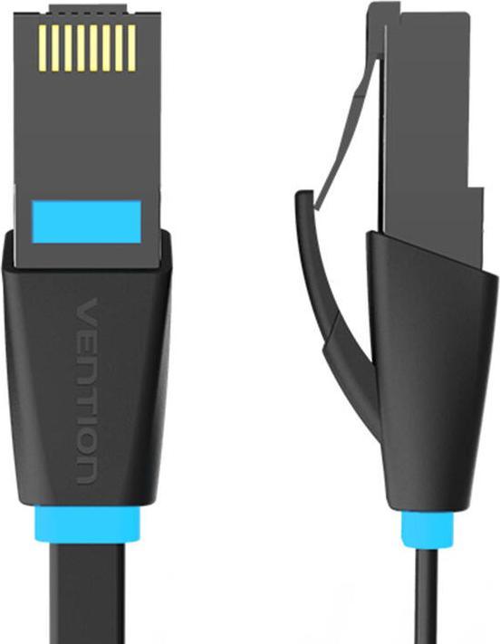 Vention Płaski kabel sieciowy UTP kat.6 IBJBU 35m czarny (UTP, CAT6, 35 m)