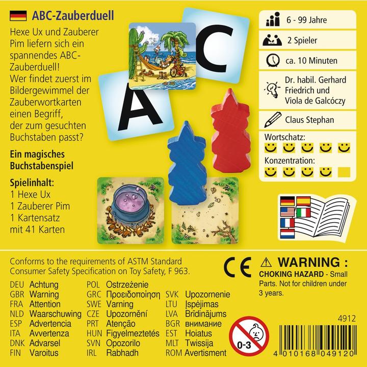 Actual product image Haba ABC Magic Duel (German)