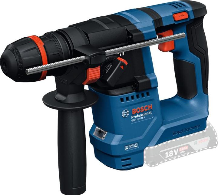 Produktbild Bosch Professional GBH 18V-18 X Akku-Bohrhammer mit ONECHUCK Solo (Akkubetrieb)