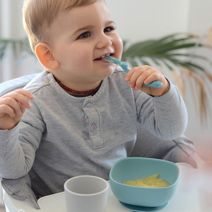 Actual product image Beaba Silicone eating set