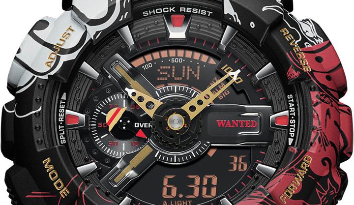 Actual product image G-Shock GA-110JOP-1A4ER (Analogue wristwatch, Digital watch)