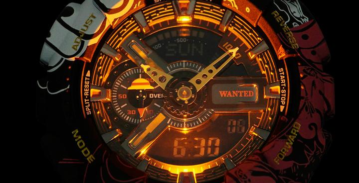 Actual product image G-Shock GA-110JOP-1A4ER (Analogue wristwatch, Digital watch)
