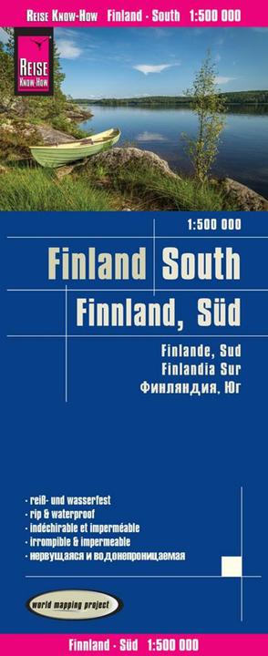 Produktbild Landkarte Finnland, Süd 1:500.000 500000