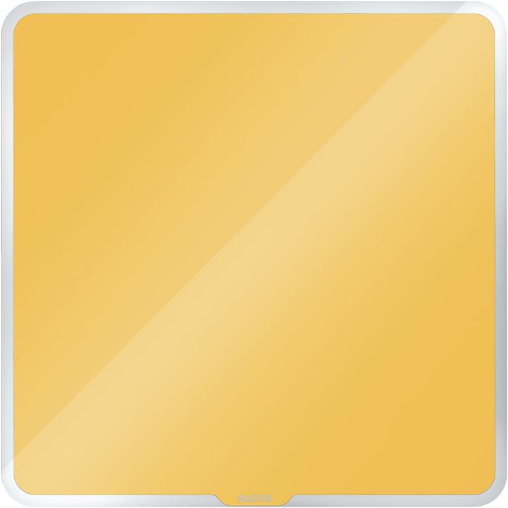 Image du produit Leitz Cosy Tableau blanc en verre 45 x 45 cm, jaune (45 x 45 cm)