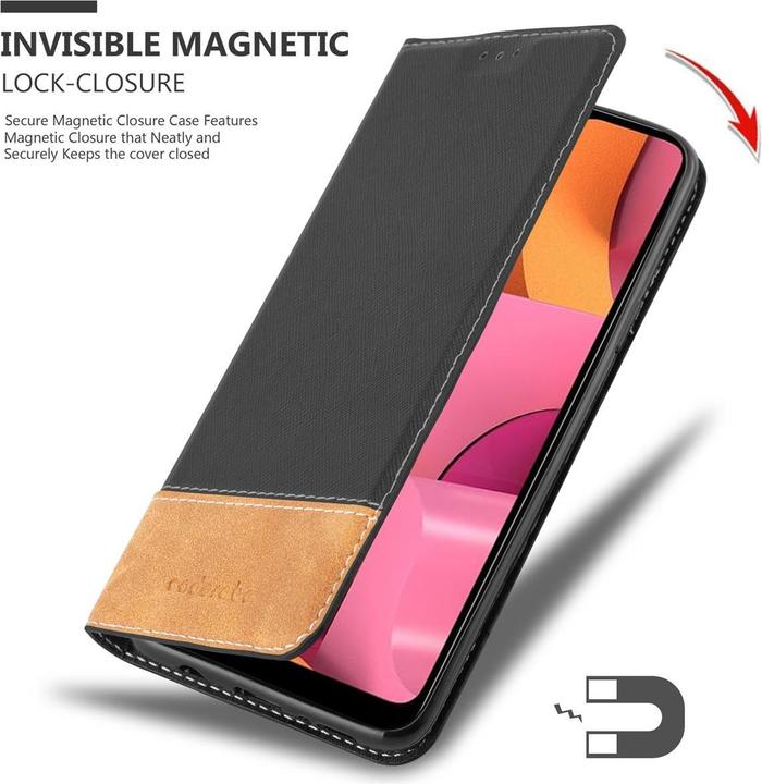 Productafbeelding Cadorabo X-Wallet hoes voor kunstleer pak (Samsung Galaxy A20)